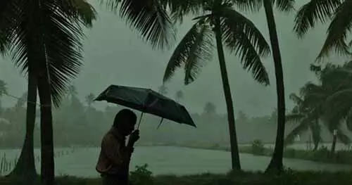 സംസ്ഥാനത്ത് ശനിയാഴ്ച വരെ മഴയ്ക്കും ശക്തമായ കാറ്റിനും സാധ്യത