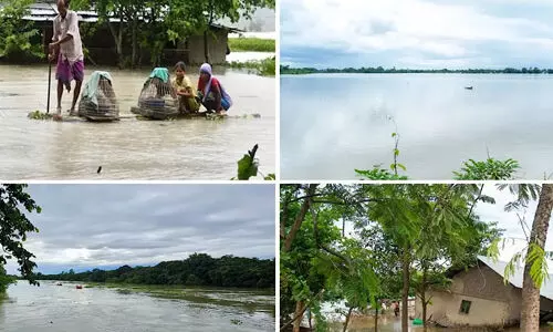 അസം വെള്ളപ്പൊക്കം: സ്ഥിതി മെച്ചപ്പെടുന്നതായി റിപോര്‍ട്ട്‌