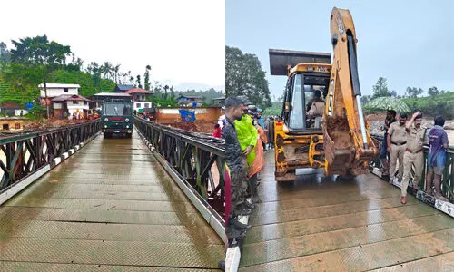 മുണ്ടക്കൈയിലേക്കുള്ള ബെയ്‌ലി പാലം തുറന്നു; രക്ഷാപ്രവര്‍ത്തനത്തിന് വേഗമേകും